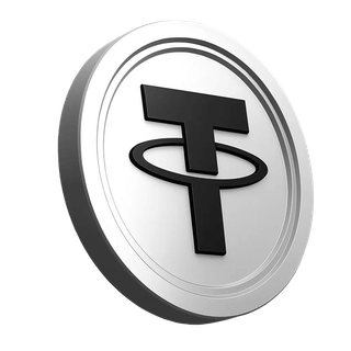 Na seção de confiança da comunidade de trading, item da moeda Tether USDT